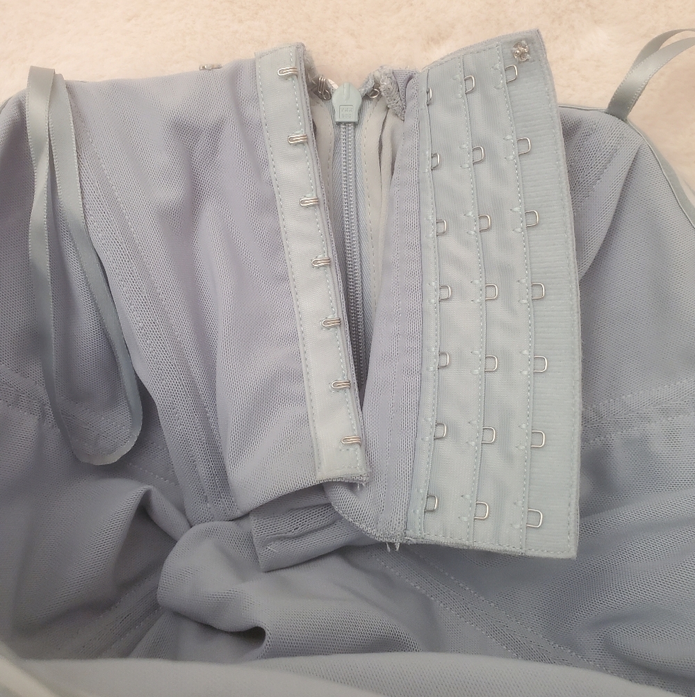 New STAUD Casey Dress Mist Size 2 - Picture 14 of 16